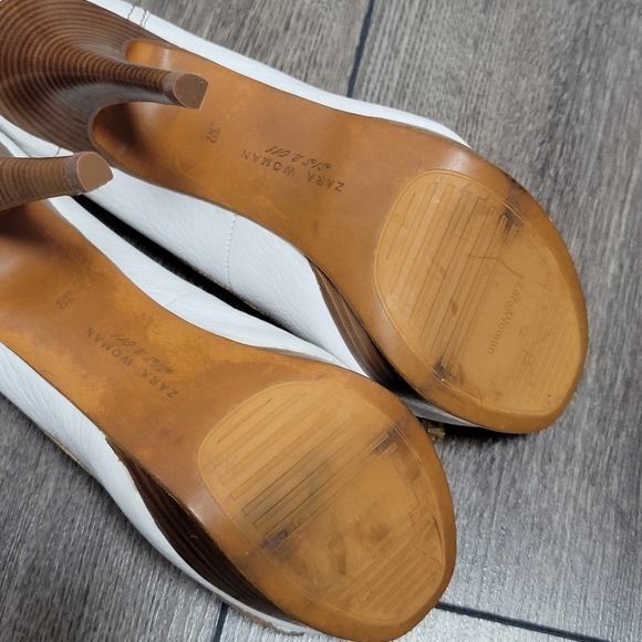 Zara Woman Open Toe High Heels (38) - Picture 12 of 15